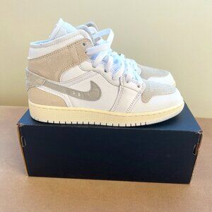 Jordan 1 Mid SE Craft Pale Ivory (GS)